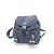 Zaino Prada Vela con placca logo triangolare in viola Porpora