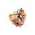 Anello Chaumet, "Hortensia Aube rosée", oro rosa, diamanti, zaffiro rosa e opali rosa. - vista 4