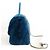 Chanel Borsa a Spalla Coco Handle in Pelle Blu - vista 2