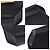 Hermès Borsa HERMES Kelly Depeches in Pelle Nera - 103161 Nero - vista 13