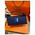 Hermès Bride a Brac Neceser de tela de algodón azul - vista 2