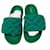 Louis Vuitton Ciabatte Verde Pelle