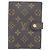 Louis Vuitton Monogram Agenda PM Organizer Brown