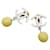 Orecchini Chanel Coco Mark Swing Bianco Giallo
