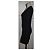 Versace Jeans Couture Schwarzes Viscose Kleid mit Metalldetail - Ansicht 3