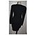 Versace Jeans Couture Schwarzes Viscose Kleid mit Metalldetail - Ansicht 4