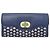 Bulgari Cartera larga para mujer Bvlgari Isabella Rossellini Beige Azul marino