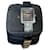 Boyfriend Chanel Junge Schwarz Silber Leder Stahl