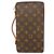 Organizer Lange Reisetasche Monogramm Geldbörse von Louis Vuitton Braun