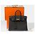 Hermès Borsa HERMES Birkin 25 in pelle grigia - 103145 Grigio - vista 2