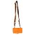 Mini Baguette de Couro de Bezerro Laranja Fendi com Alça 'Strap You' Marrom - vista 5