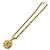 Collana Chanel color oro con pendente D'oro - vista 2