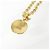 Collana Chanel color oro con pendente D'oro - vista 3