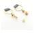 Hermes Hermès Heritage Equestre Etrier PM Earrings Brown Golden  - view 4