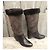Botas Bally de shearling y cuero marrón oscuro - vista 2