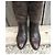 Botas Bally de shearling y cuero marrón oscuro - vista 4