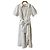 Autre Marque Ausschnittstickerei Kleid PROPORTION BODY DRESSING Weiß
