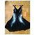 Just Cavalli ROBERTO CAVALLI SEIDENCREPE-KLEID MIT PAILLETTEN. Schwarz - Ansicht 3
