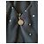Just Cavalli ROBERTO CAVALLI SEIDENCREPE-KLEID MIT PAILLETTEN. Schwarz - Ansicht 4