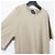 Autre Marque Camiseta larga asimétrica de capas ATON Beige - vista 3