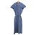 Autre Marque T-mat;Langes Kleid Masaki-Paris Blau Hellblau