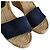 Céline Sandali con zeppa in suede Celine Blu Beige Blu navy - vista 12