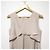 Autre Marque Diagram Satin Kleid Beige - Ansicht 4