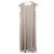 Autre Marque Diagram Satin Kleid Beige - Ansicht 5