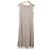 Autre Marque Diagram Satin Kleid Beige - Ansicht 6