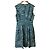 Autre Marque V-Ausschnitt Kleid Paule Ka Weiß Blau - Ansicht 2