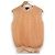 Autre Marque 18G Frill Strickweste Drawer Orange