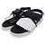 Sandali in pelle con frange Marni Blu