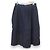 Timeless Gonna 100% Lino Chanel Blu Blu navy - vista 2