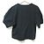Autre Marque PLAIN PEOPLE Kurzarm Pullover mit voluminösen Ärmeln Schwarz - Ansicht 2