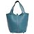 Hermès Borsa Picotin 18 in pelle Clémence blu jeans