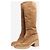 Gianvito Rossi Botas altas Camel Hynde - talla EU 38,5 Castaño - vista 2