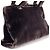 Borsa in pelle marrone scuro Prada - vista 3