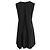 Vestido mini A-line plisado negro en poliéster Alexander Wang - vista 3