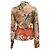 Camicia button-down in seta multicolore con stampa floreale di Jean Paul Gaultier - vista 3
