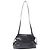Off White Borsa Clutch Off-White con tracolla in pelle di agnello nera