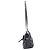 Off White Borsa Clutch Off-White con tracolla in pelle di agnello nera - vista 3
