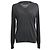V-Ausschnitt Pullover aus schwarzer Wolle Jil Sander