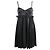 Robe Mini Baby Doll Sans Manches en Soie Noire de Dolce & Gabbana