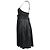 Robe Mini Baby Doll Sans Manches en Soie Noire de Dolce & Gabbana - vue 2
