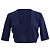 Michael Kors Bolero mit halben Ärmeln aus marineblauer Wolle