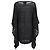 Vestido Mini Poncho de Punto Amiee en Algodón Negro de Herve Leger - vista 3