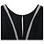 Mini-Kleid mit V-Ausschnitt aus schwarzem Polyester Ba&sh - Ansicht 5