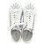 Tênis Convertíveis Goldie Shine Stuart Weitzman em Couro Branco Cru - vista 3