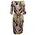Vestido Midi Boss Hugo Boss en Seda con Estampado Floral