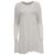 Camiseta de manga larga Alexander Wang con bolsillo en modal blanco Crudo